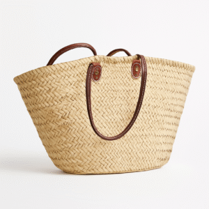 salhiahmed Handwoven Straw Tote Bag – Eco-Chic Everyday Essential