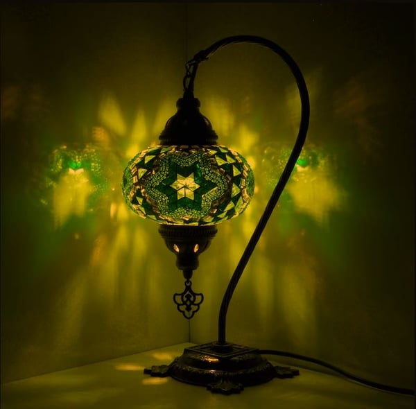 salhiahmed Handcrafted Mosaic Table Lamp