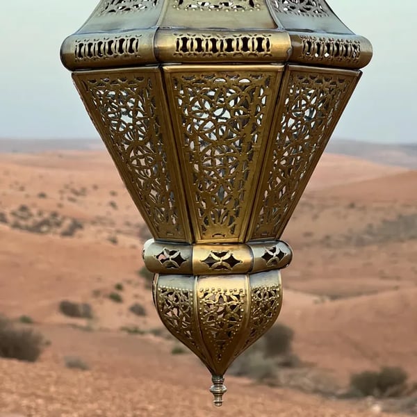 salhiahmed Moroccan Metal Lantern